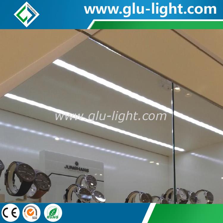China Alu led channel with PC cover end cap mounting clips for the led strip light