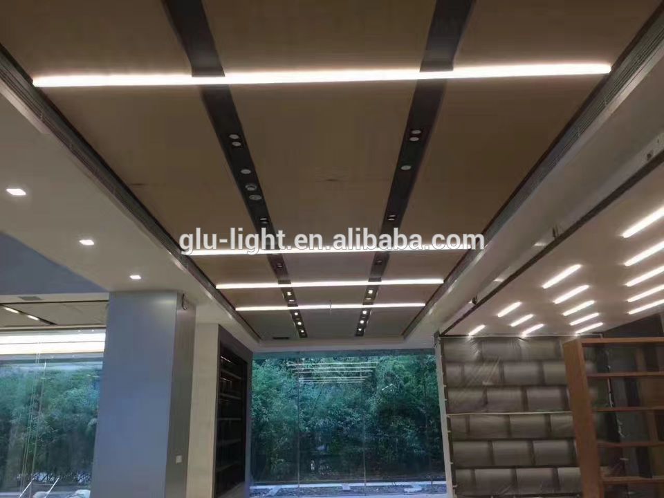 China Alu led channel with PC cover end cap mounting clips for the led strip light