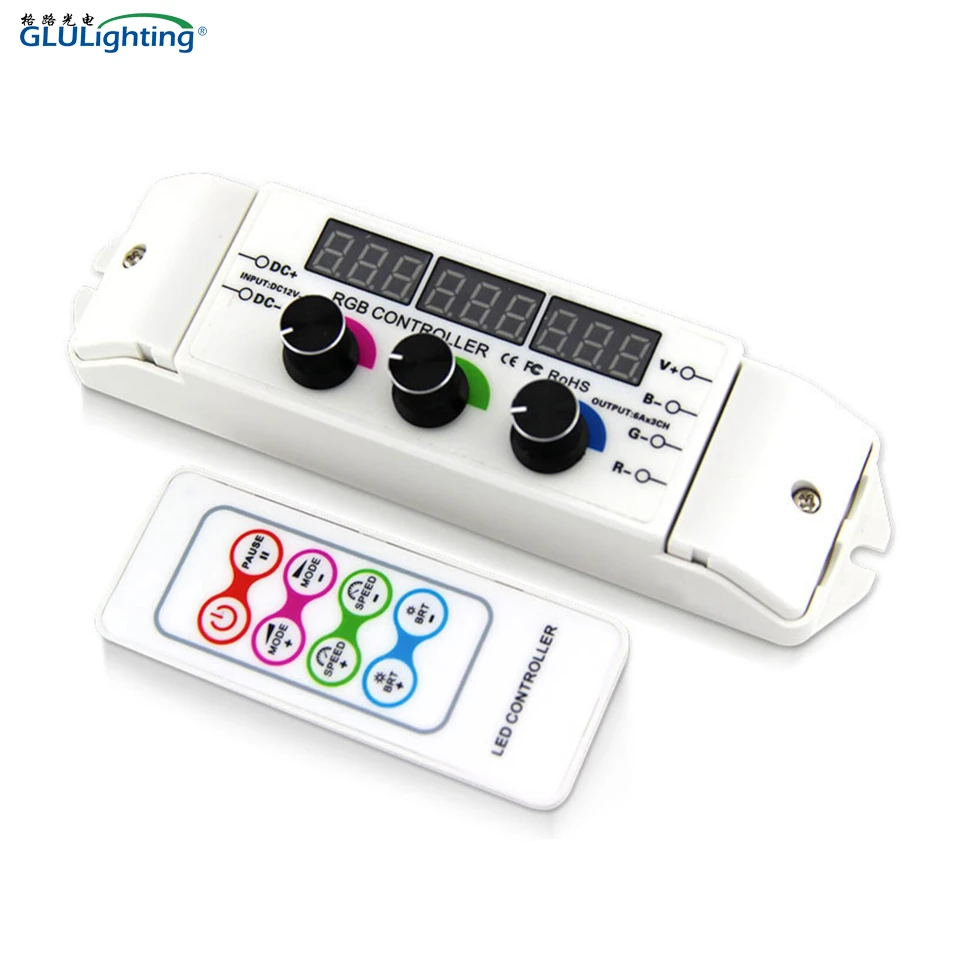 4kHz 3 tombol RGB RGB LED RF Controller