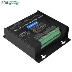 Frekuensi tinggi 6 saluran penyahkod DMX dengan suis DIP