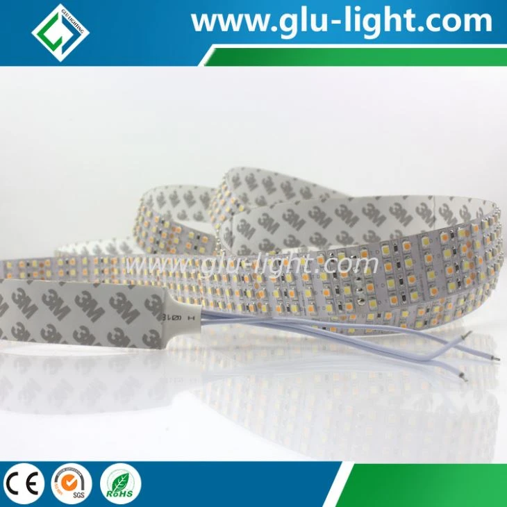 Madeinchina 40mm width high CRI high R values ＞90 Tungsten 2835 quad rows led strip