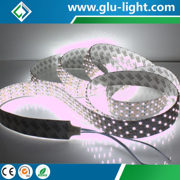 Led strip china 24V 4 rows Tungsten Ra97 2835 led strip with high R values ＞90 for film 